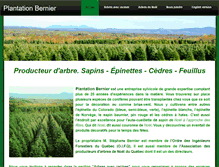 Tablet Screenshot of plantationbernier.com